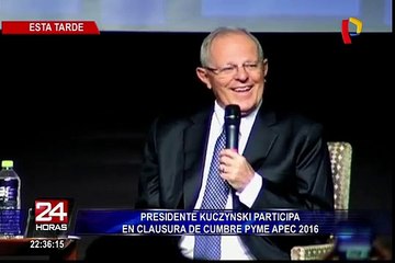 PPK participó en clausura de Cumbre Pyme APEC 2016