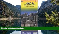 Buy ITM Canada Lima   Central Peru 1:13,000 / 1:1,500,000 Travel Map (International Travel Maps)