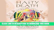 Read Now Hasty Death  (Edwardian Murder Mysteries, Book 2) (Edwardian Murder Mysteries (Audio))