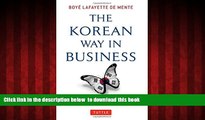 Read books  The Korean Way In Business: Understanding and Dealing with the South Koreans in