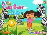 мультик игра для девочек Dora Funny Games For Kids Dora Care Baby Zebra 1