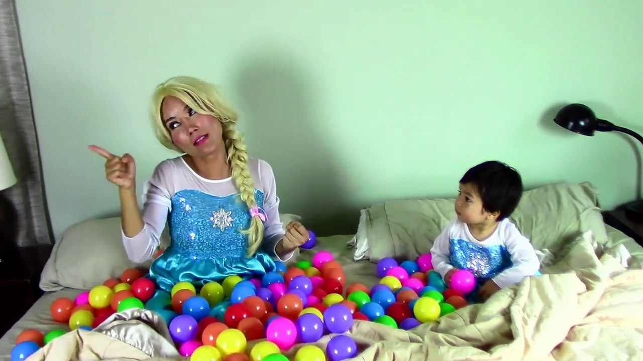 Frozen Elsa kidnapped by evil snow white w/ spiderman, baby elsa