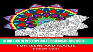 Read Now Mandala: Stress relieving Coloring Book For Teens And Adults: 35 Patterns Mandala