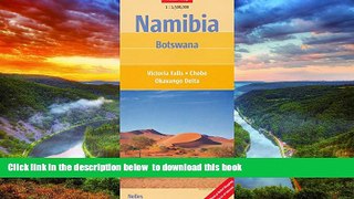 liberty books  Namibia 1:1,500,000   Botswana West / Victoria Falls Travel Map, waterproof, NELLES