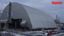 Tchernobyl : la gigantesque arche mise en place au-dessus de la centrale