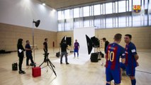 Timelapse - Sessió de fotos del Barça Lassa de futbol sala