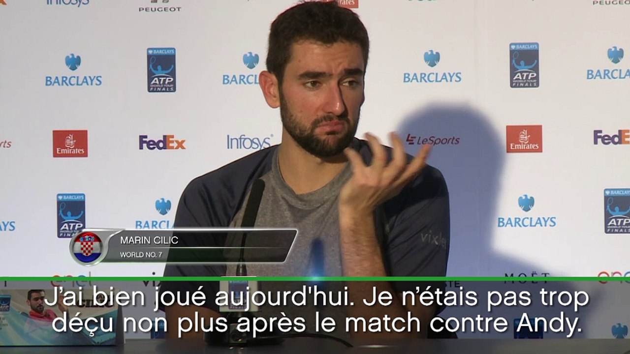 Masters - Cilic : "Envie de franchir une étape"