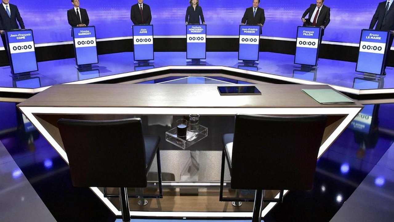 Fillon gewinnt TV-Debatte knapp vor Juppé
