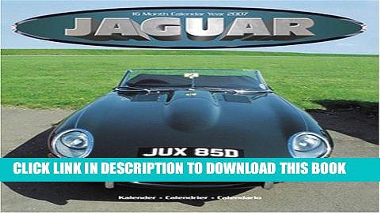 [PDF] Epub Jaguar Cars 2007 Wall Calendar Full Download