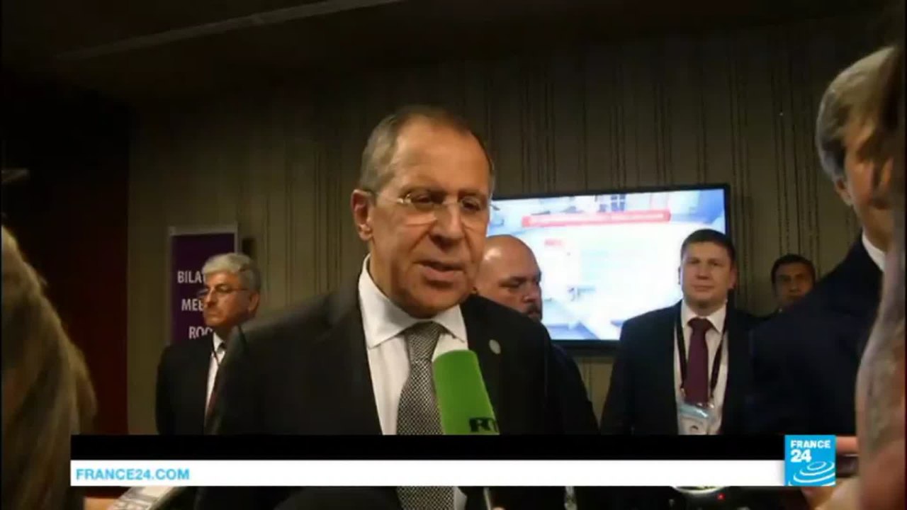 Syria: Russia's Foreign minister Sergey Lavrov...