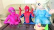 Spiderman Becomes Joker Spiderman vs Joker w Frozen Elsa Pink Spidergirl Venom Superhero Fun
