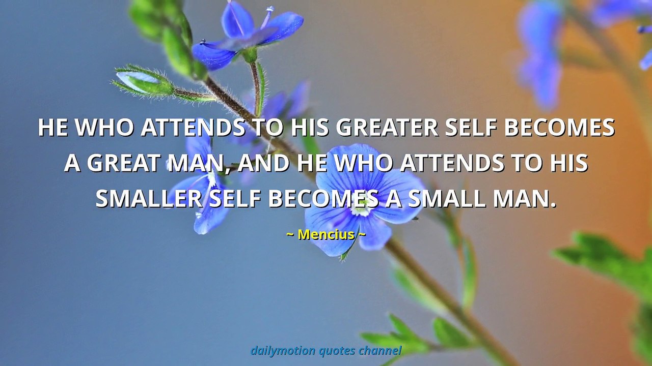Mencius Quotes #1
