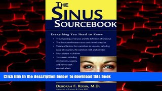 Best books  The Sinus Sourcebook BOOOK ONLINE