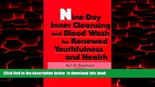 liberty book  Nine-Day Inner Cleansing and Blood Wash for Renewed Youthfulness and Health BOOOK
