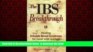 Best book  IBS Breakthrough : Healing Irritable Bowel Syndrome for Good With Chinese Medicine