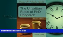 FULL ONLINE  The Unwritten Rules of PhD Research (Open Up Study Skills)