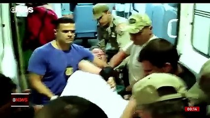 Garotinho reagindo a sua transferência.