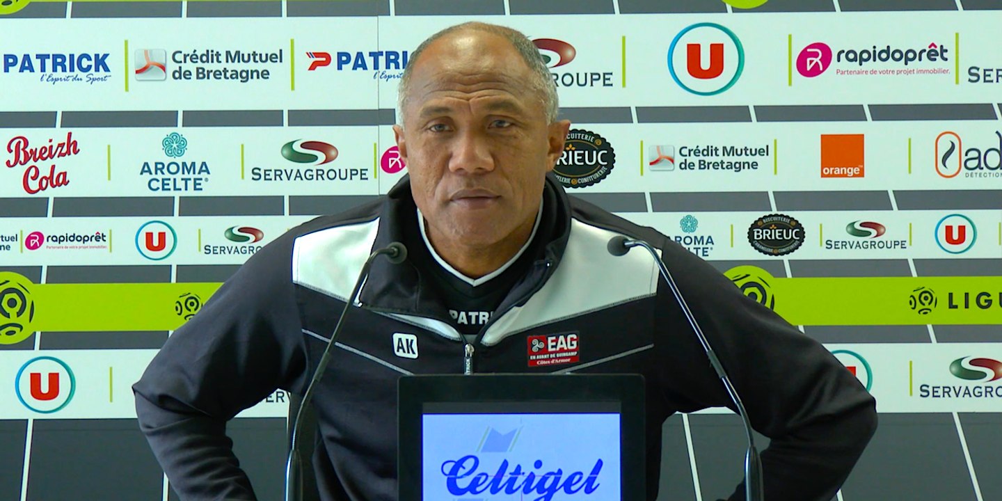 Le point-presse d'Antoine Kombouaré avant EAG-BORDEAUX