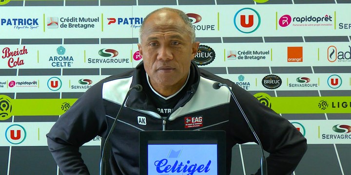 Le point-presse d'Antoine Kombouaré avant EAG-BORDEAUX