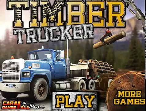 Timber Trucker Cars Games / Грузовик лесовоз Перевозка бревен