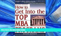 Fresh eBook  How to Get Into the Top MBA Programs