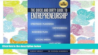 Pdf Online  The Quick And Dirty Guide To Entrepreneurship