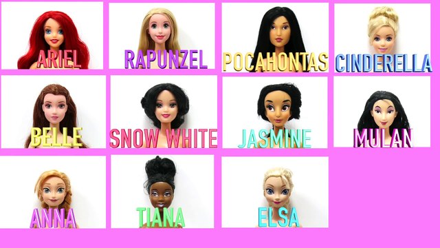 Play Doh _Disney Princess_ _MOANA_ Anna Elsa Tiana Belle Rapunzel Ariel Wedding Dress