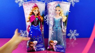 Disney Frozen Queen Elsa and Princess Anna of Arendelle Dolls Disney Princess Comparison