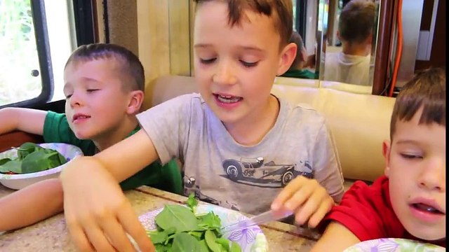 FOOD PRANK! PRANK MOM Salad TRICK + Spicy Candy Doughnut Funny Ideas April Fools Joke PEPPERS Kids