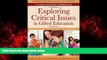 EBOOK ONLINE  Exploring Critical Issues in Gifted Education: A Case Studies Approach  FREE BOOOK