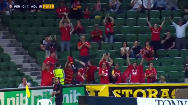 Joshua Risdon Own Goal - Perth Glory FC vs Adelaide United 0-1 Australian A-League 18-11-2016 (HD)