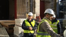 Sur le chantier de restauration de l'église Saint-Donatien