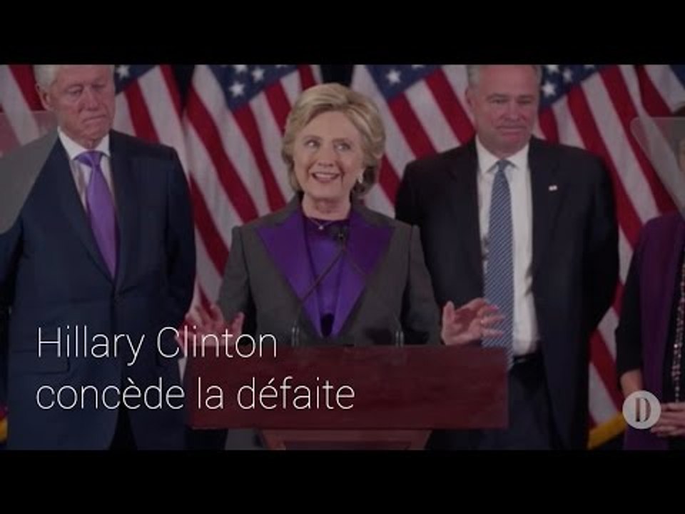 Hillary Clinton concède la défaite
