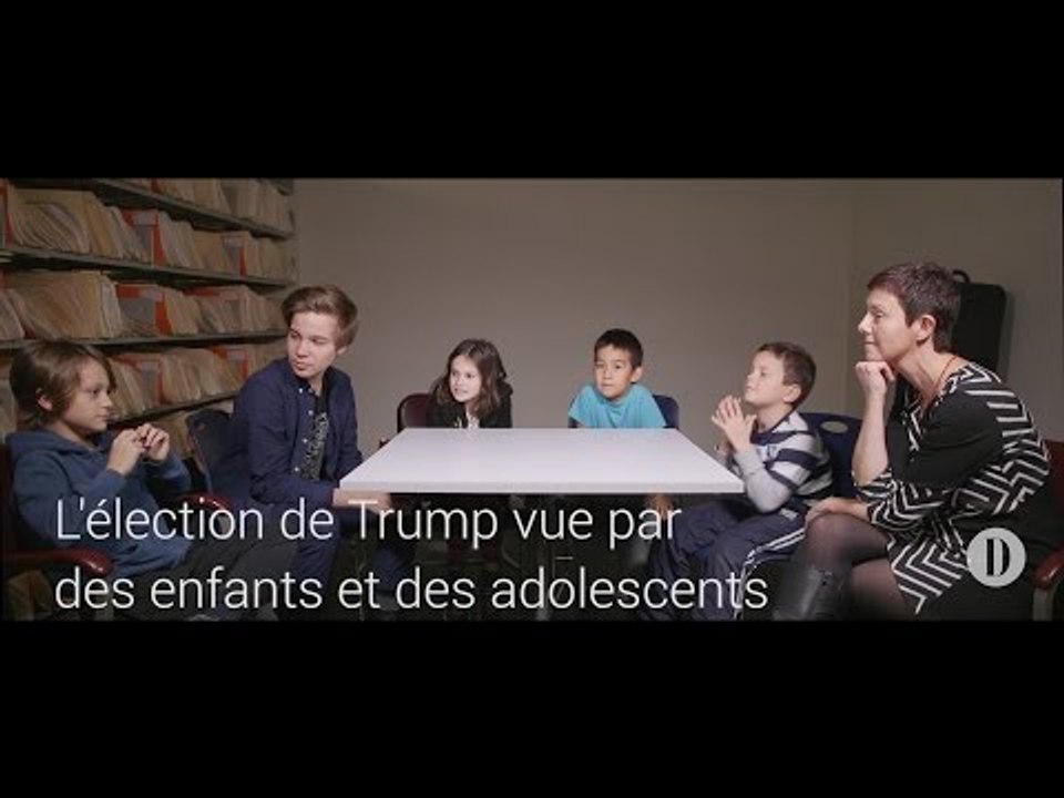 L'élection de Trump vue par des enfants et des adolescents