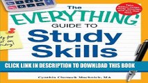 [PDF] The Everything Guide to Study Skills: Strategies, tips, and tools you need to succeed in