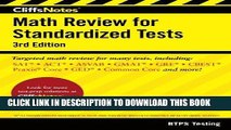 [PDF] CliffsNotes Math Review for Standardized Tests 3rd Edition Popular Colection