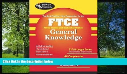 Choose Book FTCE General Knowledge Test (REA) - The Best Teachers  Test Preparation (FTCE Teacher