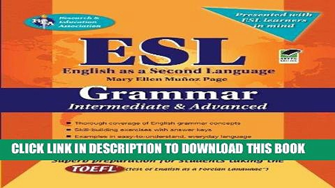 [PDF] ESL Intermediate/Advanced Grammar (English as a Second Language Series) Popular Online