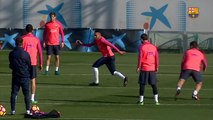 Neymar retorna aos treinos no Barcelona após jogos com a Seleção