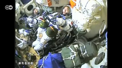 Çinli astronotlar dünyaya döndü