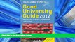 Fresh eBook  The Times Good University Guide 2012