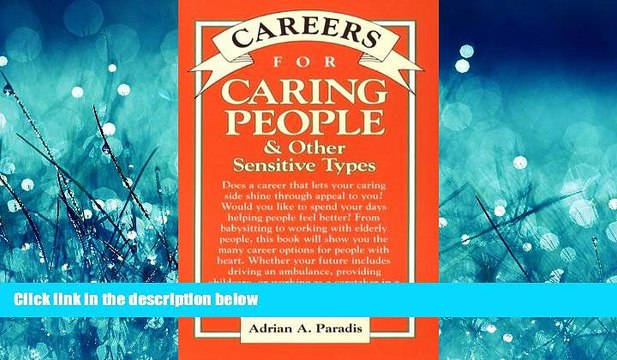 Online eBook Careers for Caring People and Other Sensitive Types (Vgm Careers for You Series
