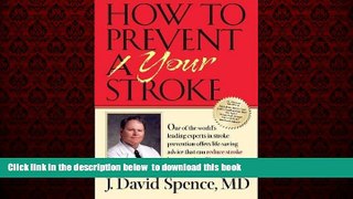 Best book  How to Prevent Your Stroke BOOOK ONLINE