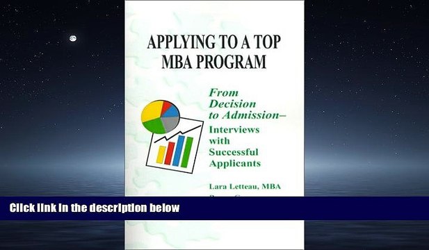 Fresh eBook Applying to a Top MBA Program: From Decision to Admission- Interviews with