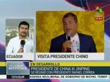 Agenda del presidente chino en segundo día de visita oficial a Ecuador