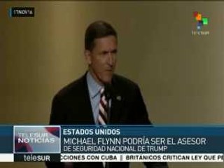 EEUU: Michael Flynn podría ser designado asesor de seguridad de Trump