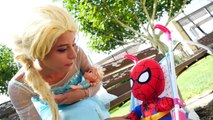 Baby Frozen Elsa & Baby Spiderman Are Kidnapped w Cinderella, Joker Fireman, Venom