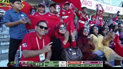 BPL 2016 Match 16    Mohammad Nabi s 6 sixes out of his 87 runs off 37 balls    HD Highlights