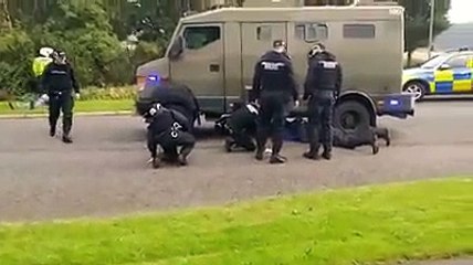 Protestors Block Nuclear Warhead Convoy In Scotland