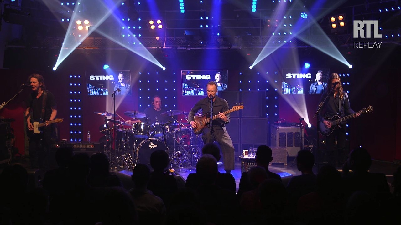 Sting - 50.000 (live) - Le Grand Studio RTL